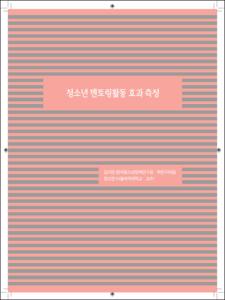청소년 멘토링활동 효과 측정